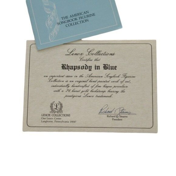 Lenox Rhapsody In Blue Vintage Figurine - Picture 9 of 13